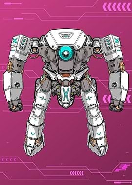 Man Mecha Robot