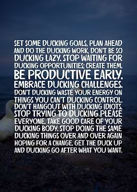 Duck But Change D to F