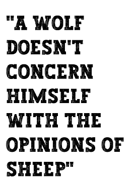 Wolf Motivation Quote