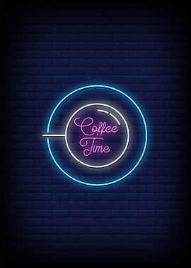 coffee neon sign