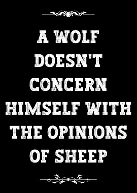 Wolf Motivation Quote