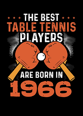 Table tennis player 1966