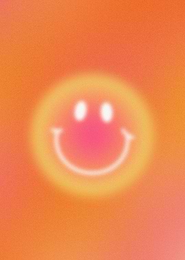 Orange Grainy Smile
