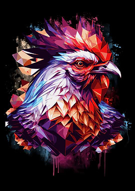 Geometric Chicken Rooster