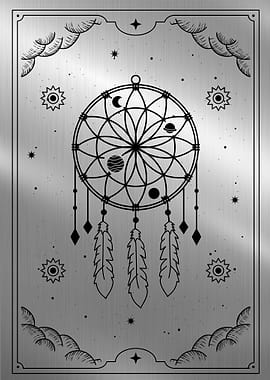 Tarot A dream catcher card