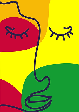 portrait line minimalist