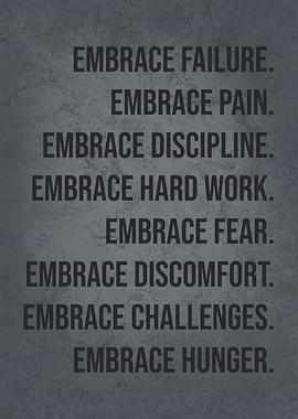 Embrace Failure