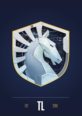 Liquid Logo White Tech