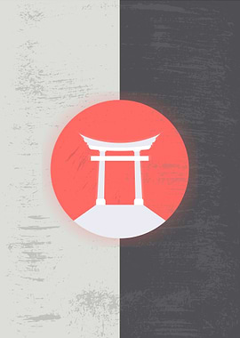 Japanese torii gates