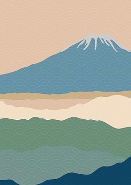 Japan Fuji mountain hills