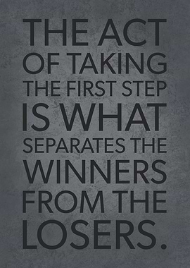 Taking The First Step