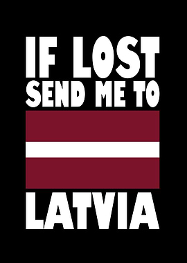 Latvia Flag Saying