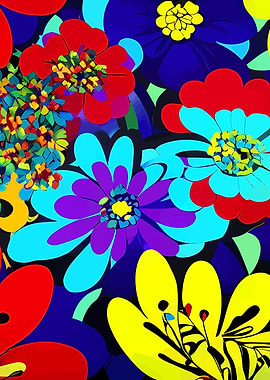 Hawaiian Floral Pattern