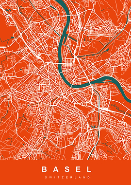 BASEL Map SWITZERLAND
