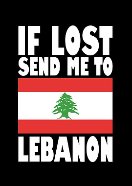Lebanon Flag Saying