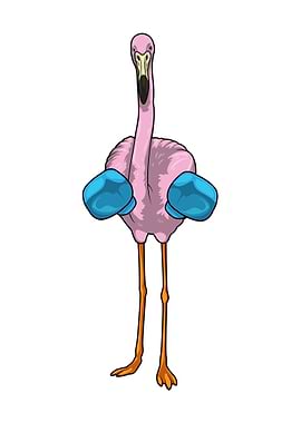 Flamingo Boxer Boxing
