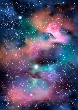 Nebula Starry Sky in Space