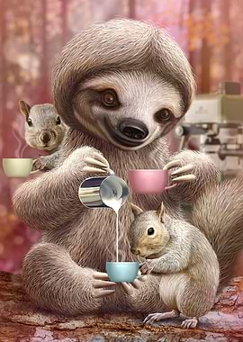 SLOTH BARISTA