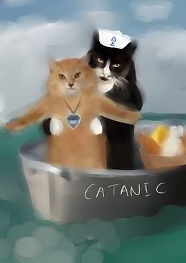 catanic parody cat
