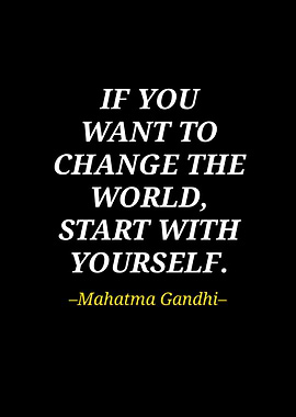 Mahatma Gandhi quote
