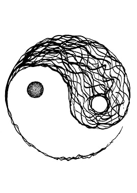 Yin Yang balance Symbol