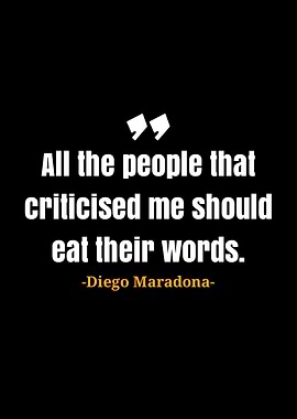 Diego Maradona quotes