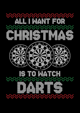 I want to watch darts