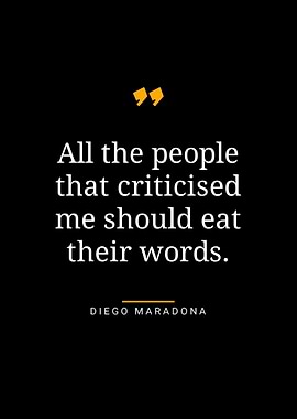 Diego Maradona quotes