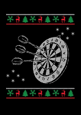 Dartboard in Christmas