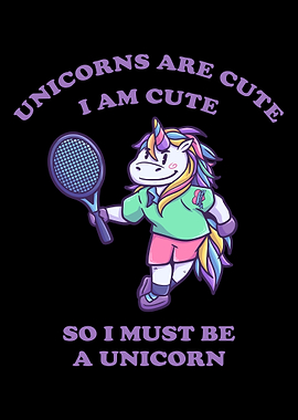 I am a tennis unicorn girl