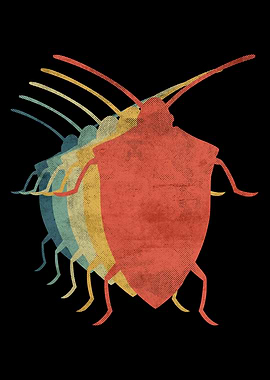 Bug Retro Vintage Color