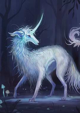 Unicorn Borzoi