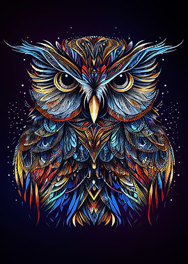 Abstract Owl