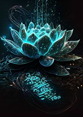 Digital robotic lotus