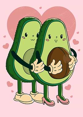 Love Avocado couple