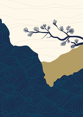 Japanese Pine Branch