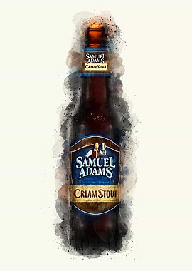 Vintage Beer Watercolor