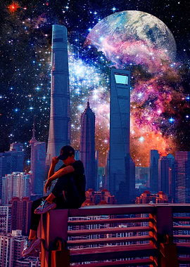 City Space Outer Galaxy