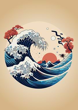 Contemporary Great Wave