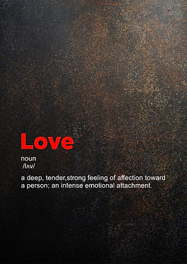 love definition poster
