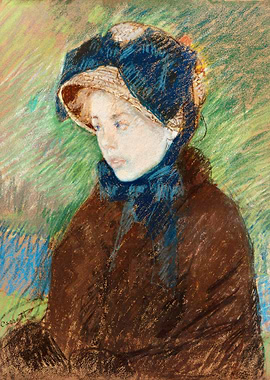 Susan in a Straw Bonnet