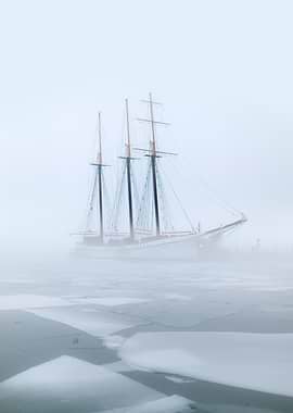 Artic ghost ship