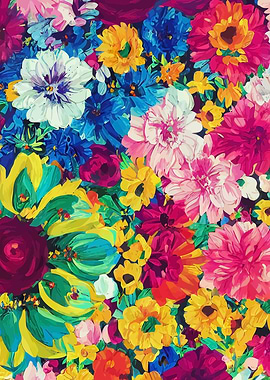 Blossoming Summer Garden