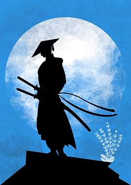 Japanese samurai warrior