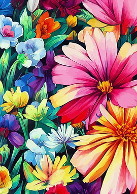 Floral Country Garden