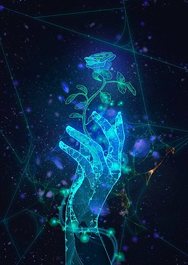 Digital Blue Light Hand