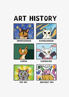 Art History Cats Fine Arts