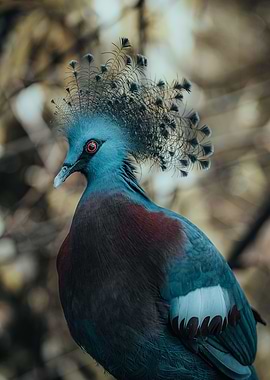 cyan pheasant