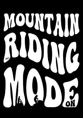 Mountain Riding Snow Mobil