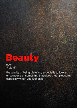 beauty defition poster